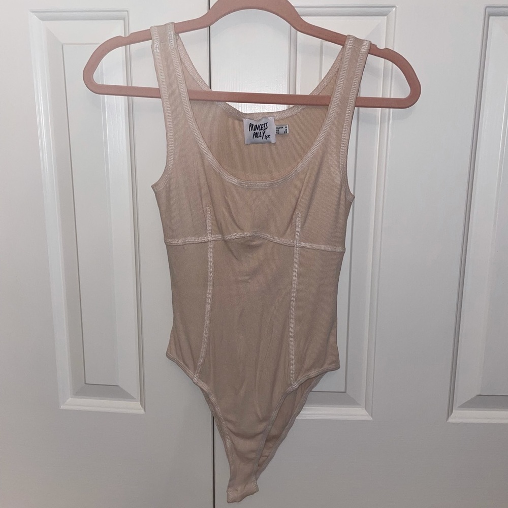 Princess Polly nude knit bodysuit